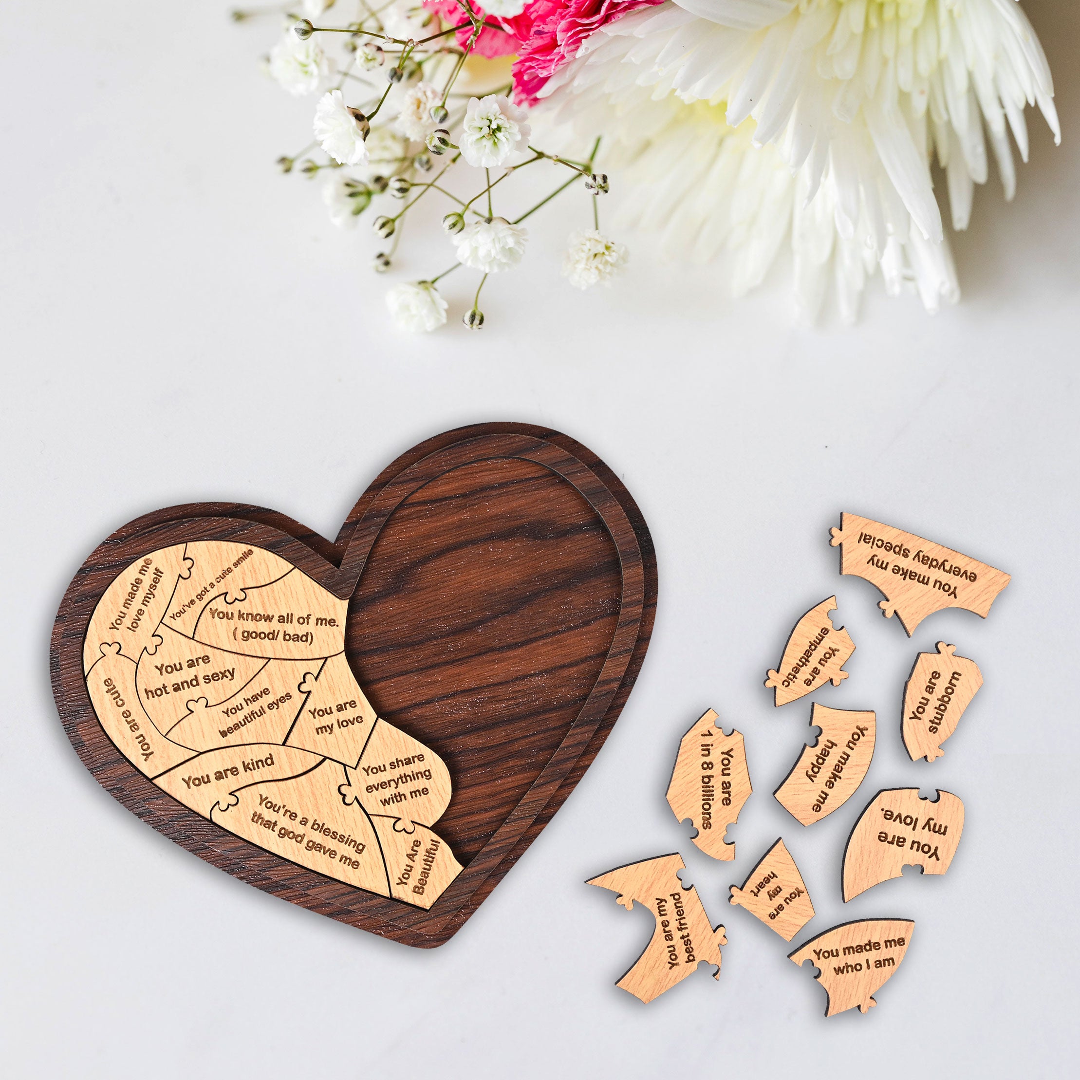 20 Reasons Why I Love You Surprise Puzzle Gift Box by Giftcart