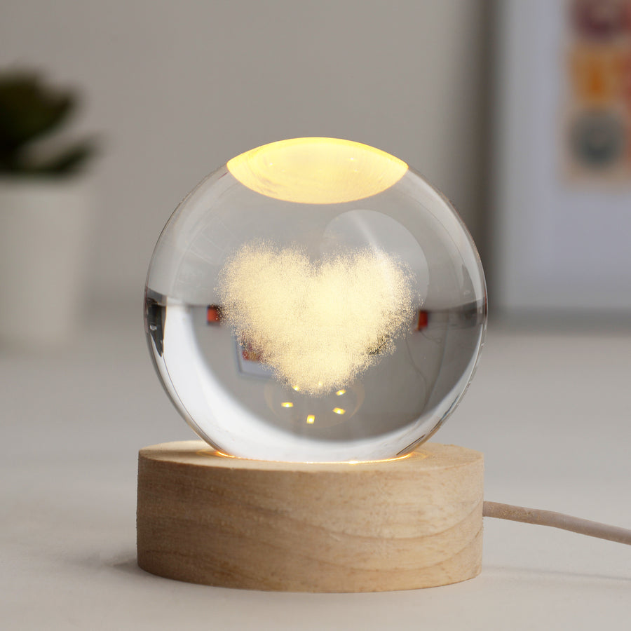 Heart Globe Lamp by Oye Happy
