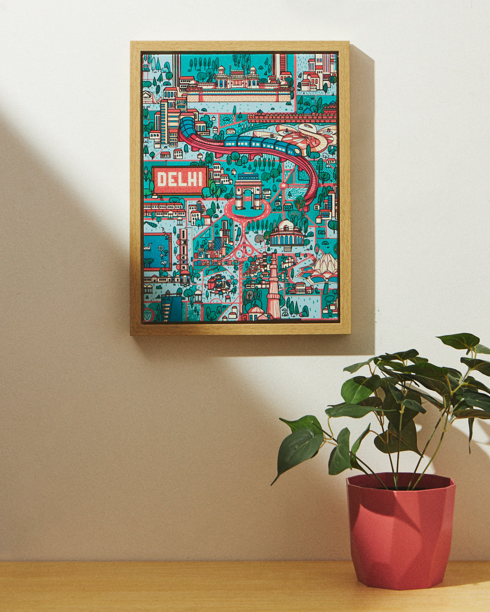Delhi Dreams Canvas by Chumbak