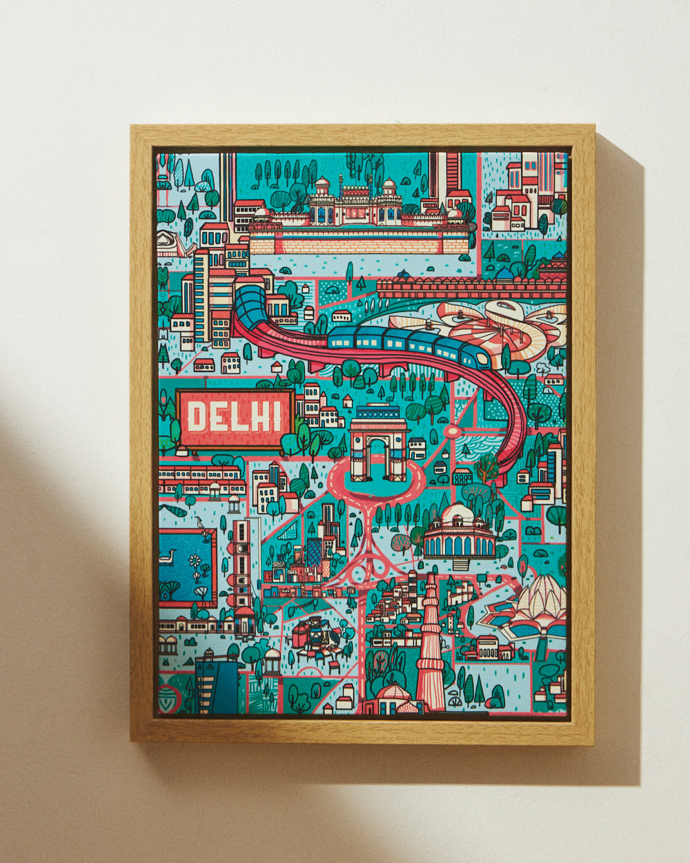 Delhi Dreams Canvas alternate view