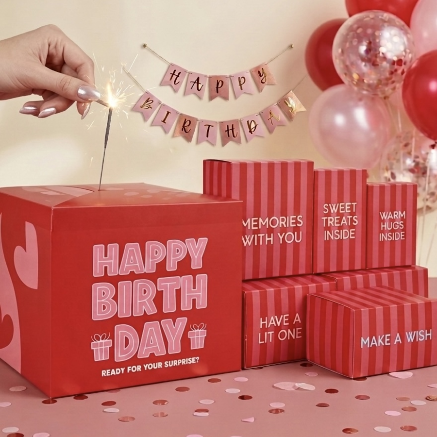 Birthday Explosion Hamper by Oye Happy